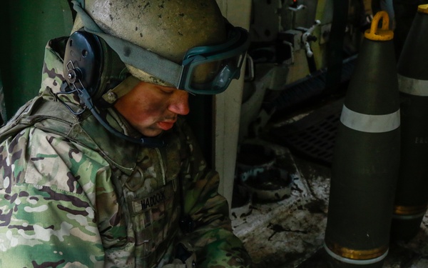 1-7 Field Artillery Battery Qualifications in Poland