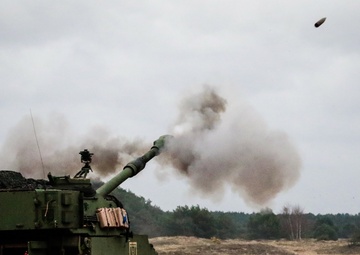 1-7 Field Artillery Battery Qualifications in Poland