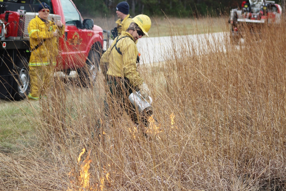 Personnel hold rare December prescribed burn at Fort McCoy