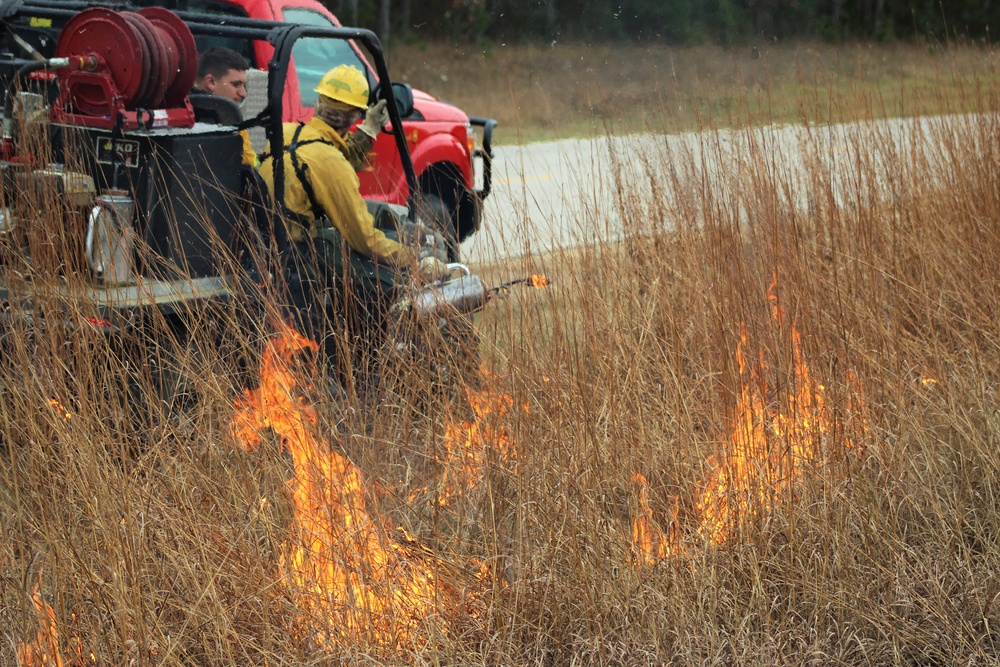 Personnel hold rare December prescribed burn at Fort McCoy