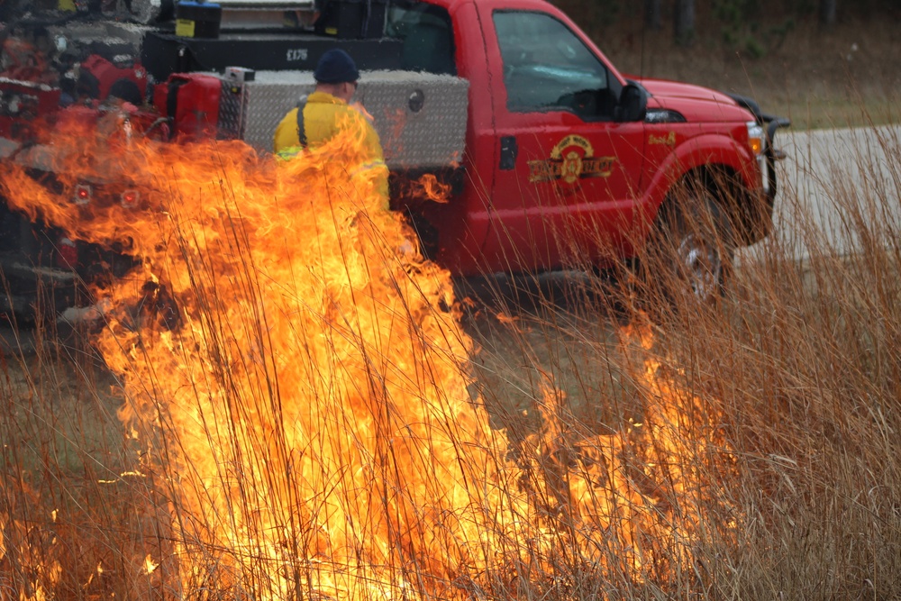 Personnel hold rare December prescribed burn at Fort McCoy