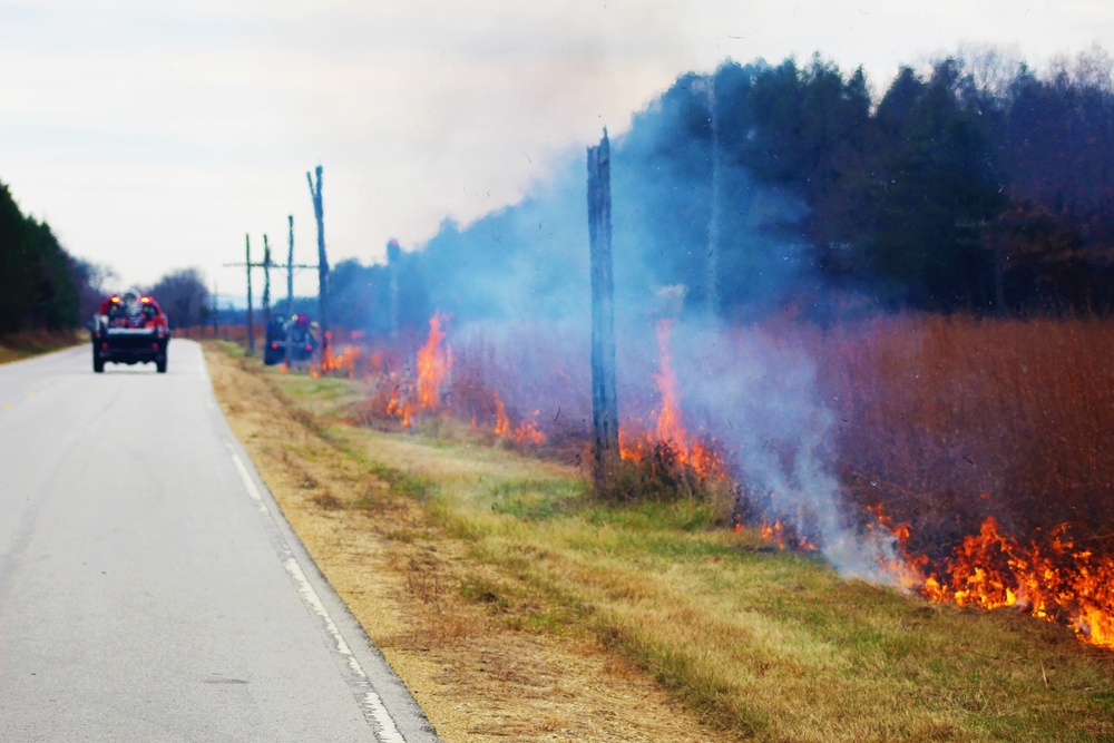 Personnel hold rare December prescribed burn at Fort McCoy