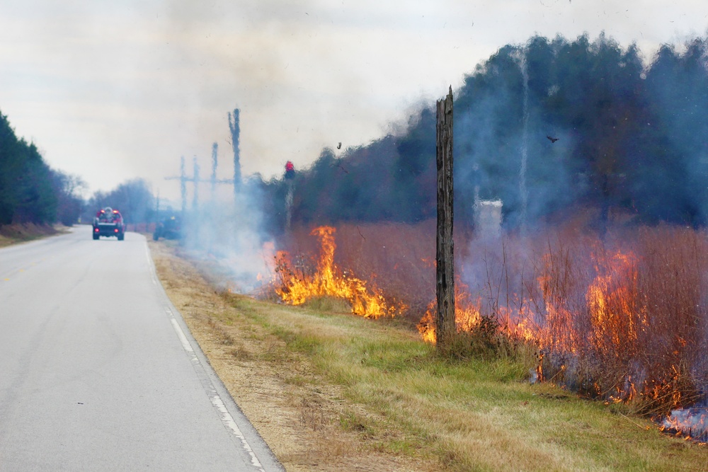 Personnel hold rare December prescribed burn at Fort McCoy