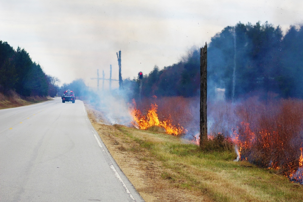 Personnel hold rare December prescribed burn at Fort McCoy