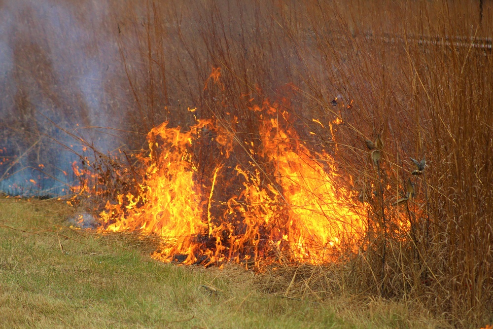 Personnel hold rare December prescribed burn at Fort McCoy