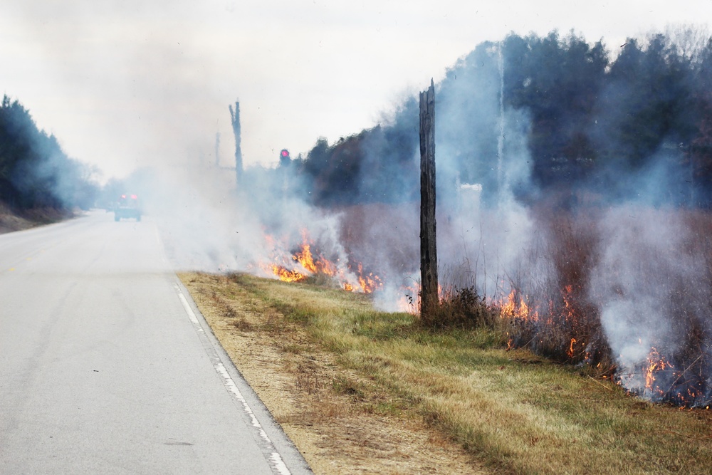 Personnel hold rare December prescribed burn at Fort McCoy