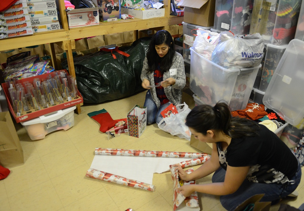 Spouse's Association of Kodiak prepares for Santa to the Villages