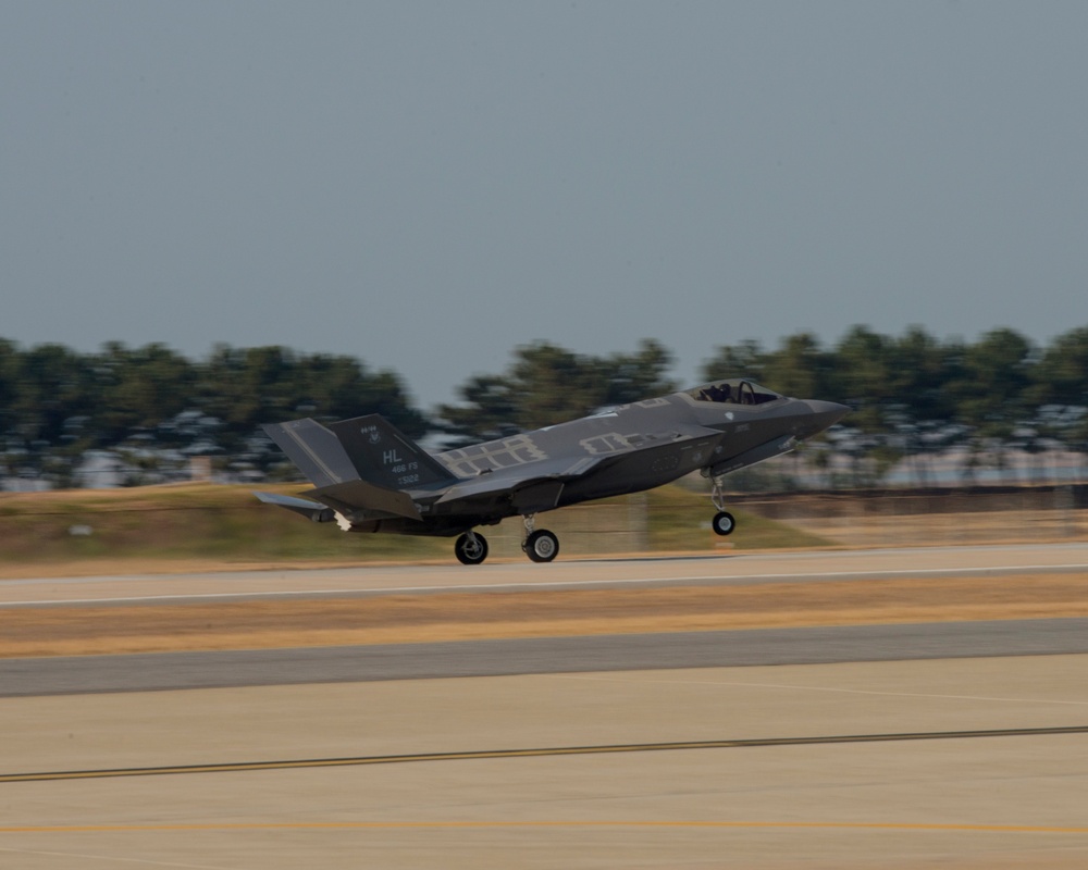 Hill F-35As conduct flying operations at Kunsan