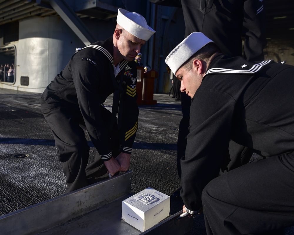 Nimitz Conducts Burial at Sea