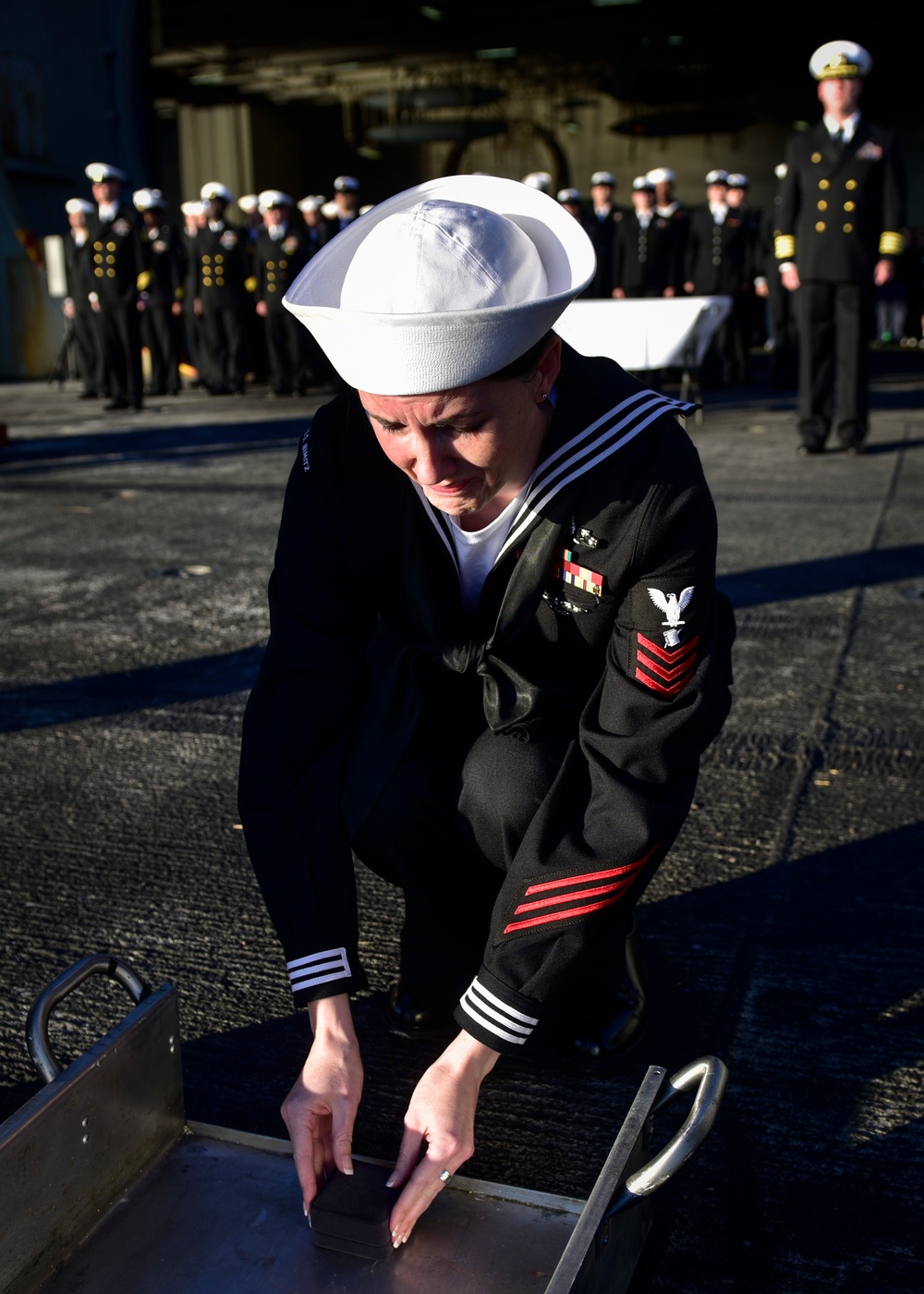 Nimitz Conducts Burial at Sea