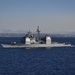 USS Princeton Passes Nimitz
