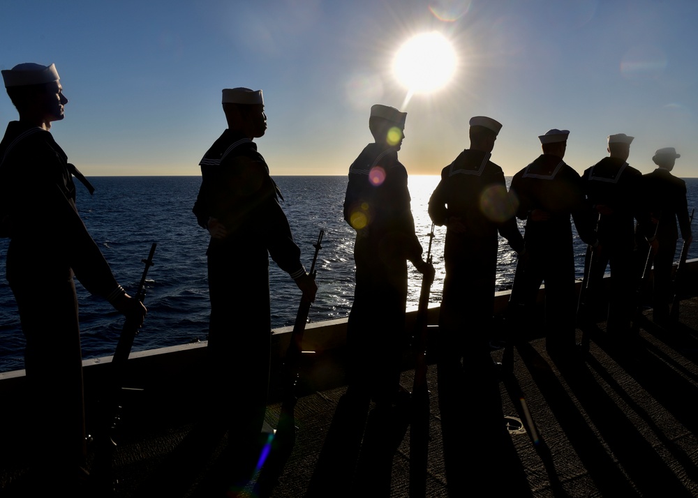 Nimitz Conducts Burial at Sea