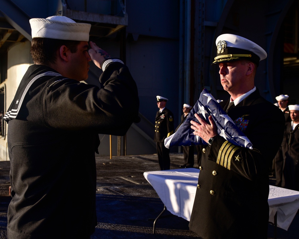 Nimitz Conducts Burial at Sea