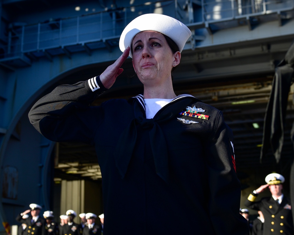 Nimitz Conducts Burial at Sea