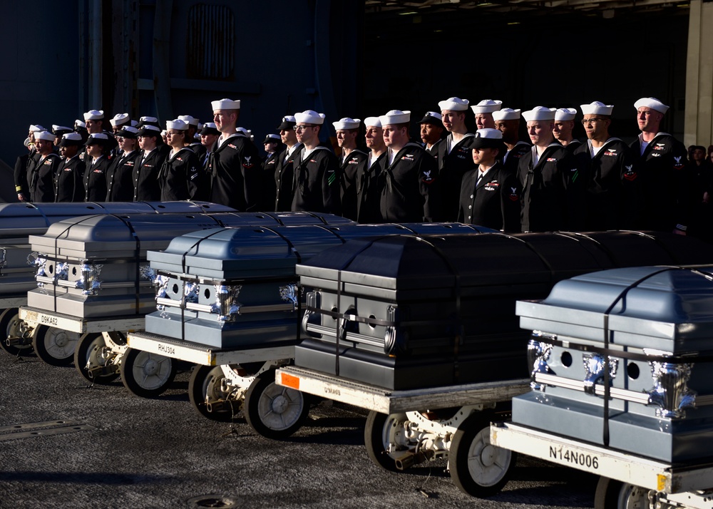 Nimitz Conducts Burial at Sea