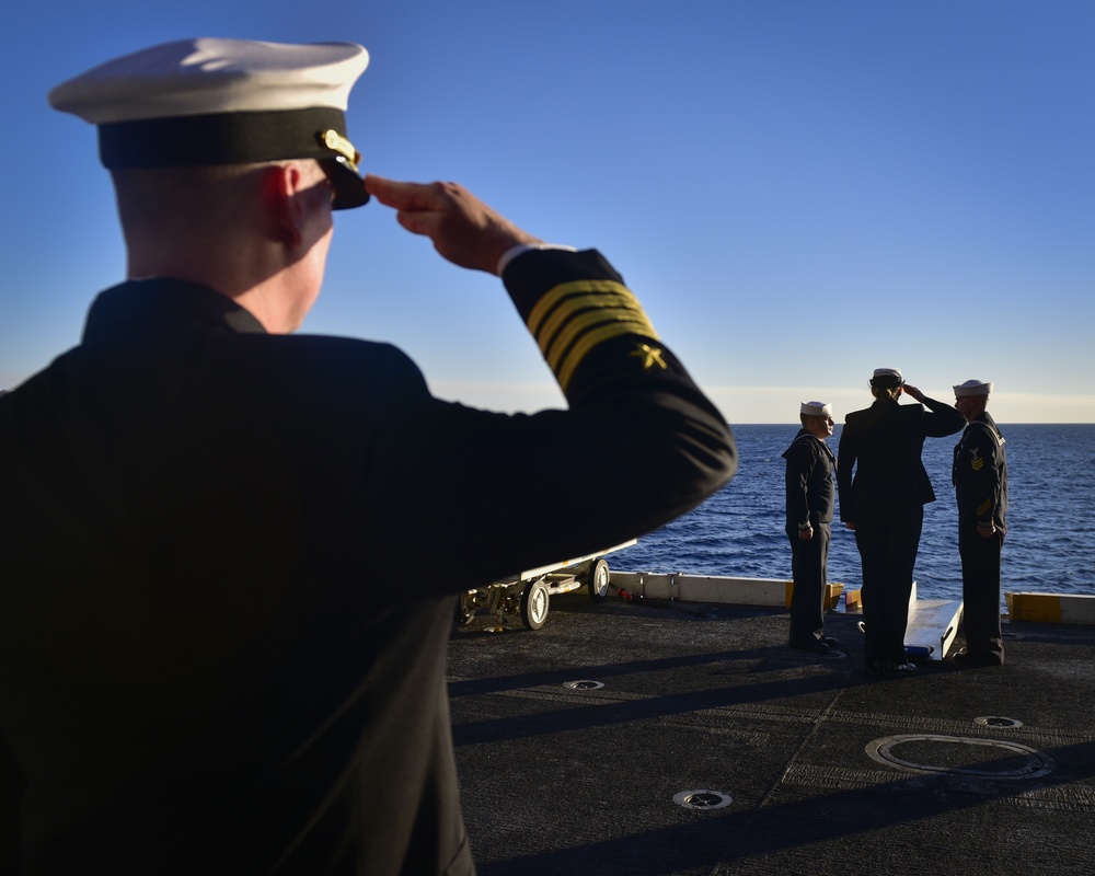 Nimitz Conducts Burial at Sea