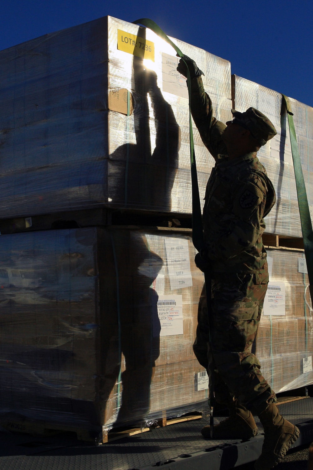 SoCal Fires: Multiagency staging area at JFTB Los Alamitos