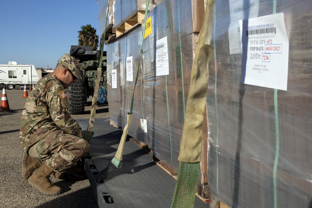 SoCal Fires: Multiagency staging area at JFTB Los Alamitos