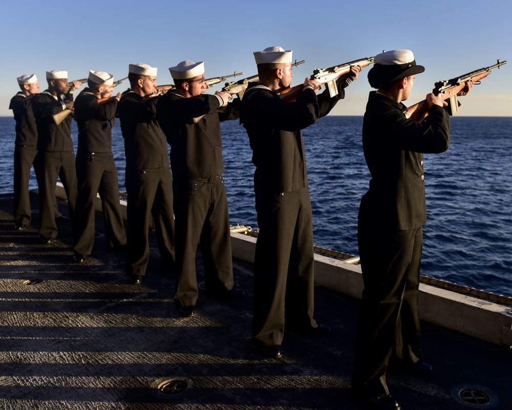 Nimitz Conducts Burial at Sea