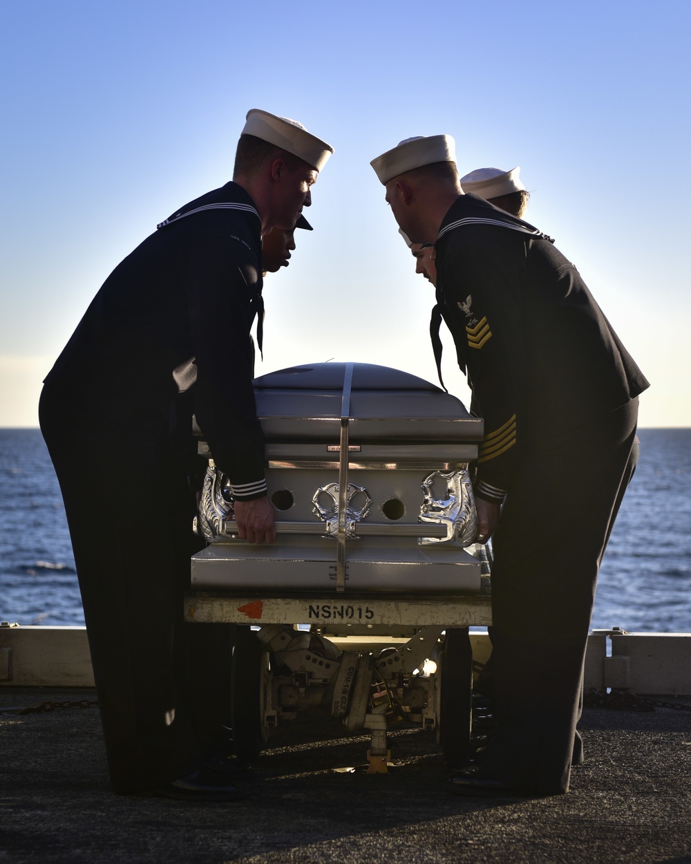 Nimitz Conducts Burial at Sea
