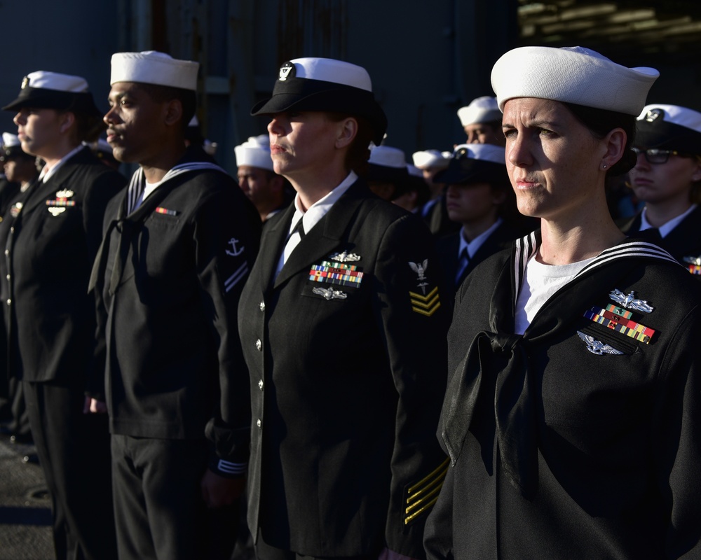 Nimitz Conducts Burial at Sea