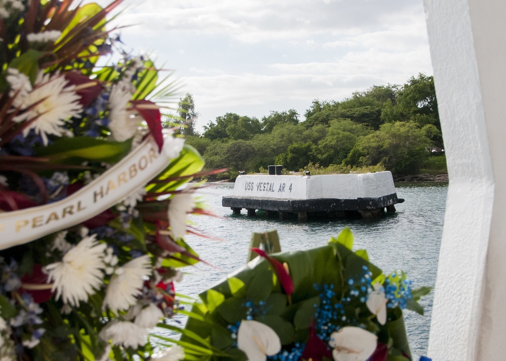 Sailor Posthumously Awarded Bronze Star at USS Arizona Memorial Ceremony During 76th Anniversary of Pearl Harbor Attacks