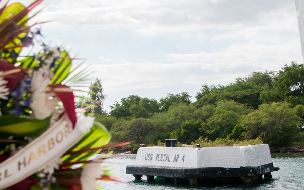Sailor Posthumously Awarded Bronze Star at USS Arizona Memorial Ceremony During 76th Anniversary of Pearl Harbor Attacks