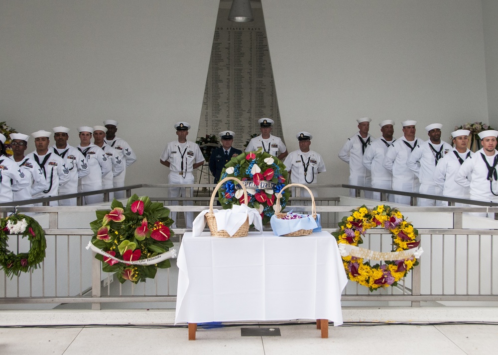 Sailor Posthumously Awarded Bronze Star at USS Arizona Memorial Ceremony During 76th Anniversary of Pearl Harbor Attacks
