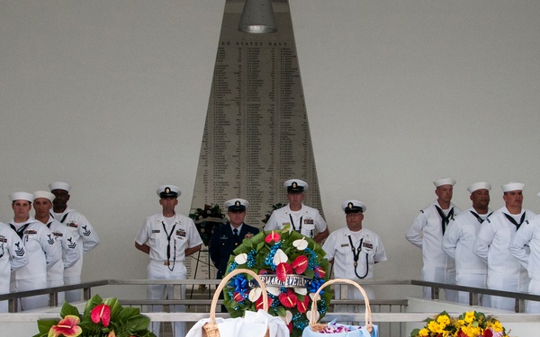 Sailor Posthumously Awarded Bronze Star at USS Arizona Memorial Ceremony During 76th Anniversary of Pearl Harbor Attacks