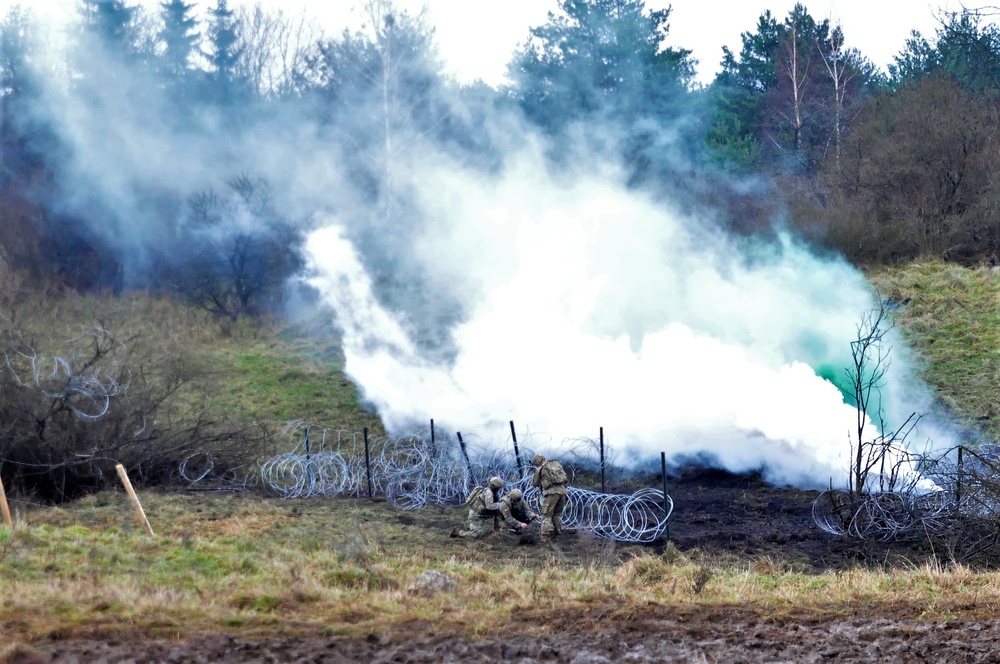 Battle Group Poland live fire exercise