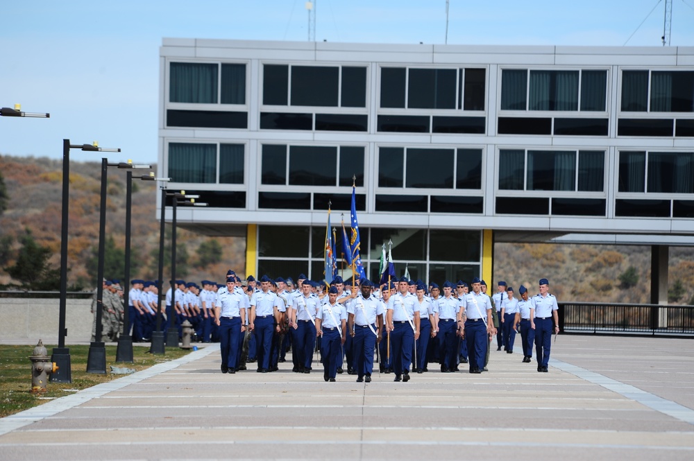 Academy holds noon-meal formation