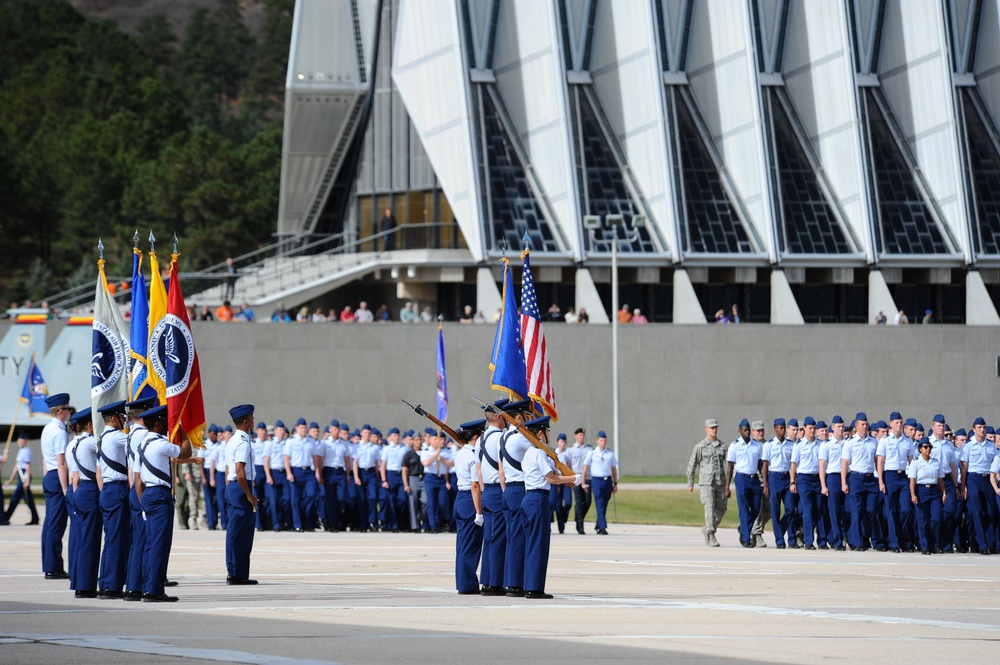 Academy holds noon-meal formation