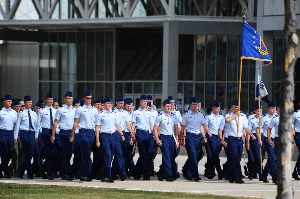 Academy holds noon-meal formation