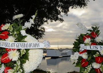 U.S. Navy and Consulate General of Japan Honor the Lives Lost on Oahu 76 Years Ago