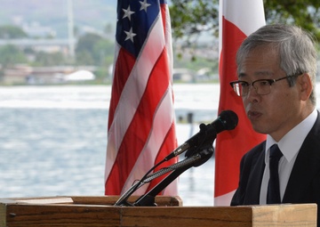 U.S. Navy and Consulate General of Japan Honor the Lives Lost on Oahu 76 Years Ago