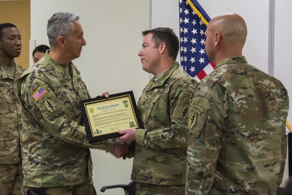 10th Special Forces Group (Airborne) welcomes new Command Sgt. Major