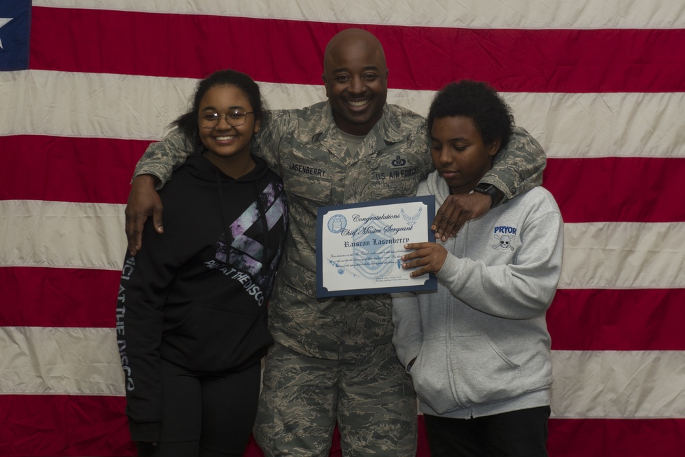 Team Hurlburt hosts chief master sergeant release party