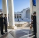 Vice Chief of the Australian Defence Force Vice Adm. Ray Griggs Participates in an Armed Forces Full Honors Wreath-Laying at the Tomb of the Unknown Soldier