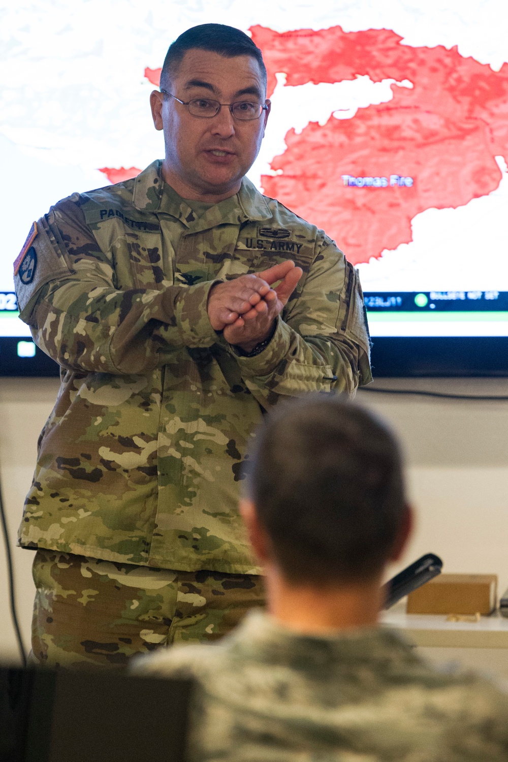 SoCal Fires: National Guard Bureau Chief briefed at JFTB Los Alamitos