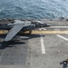 USS America aircraft lifts of from flight deck