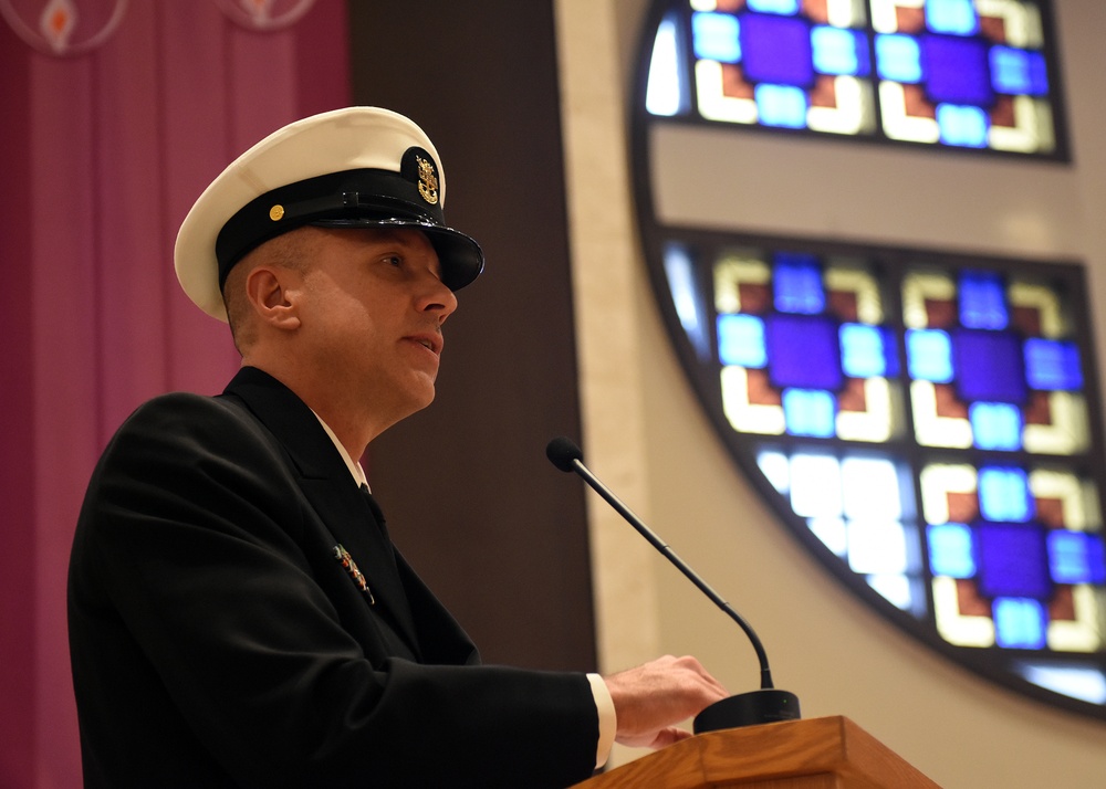 CFAY observes a retirement ceremony.