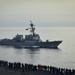 USS Kidd Fires CIWS During Nimitz Tiger Cruise