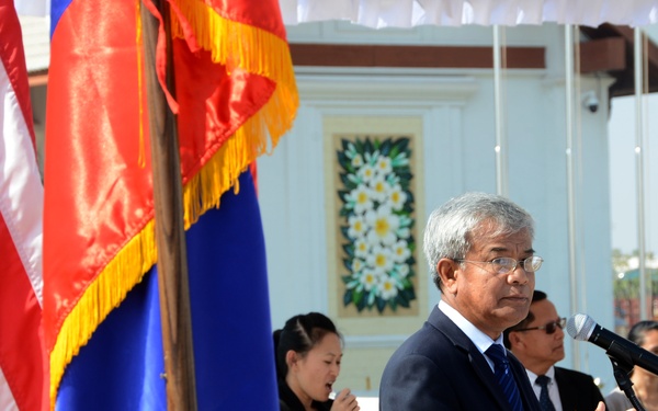 Repatriation ceremony in Laos