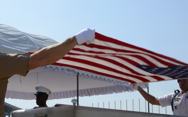 Repatriation ceremony in Laos