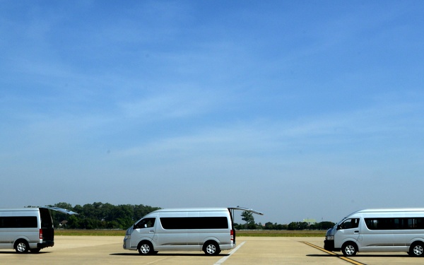 Repatriation ceremony in Laos