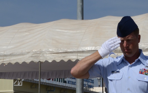 Repatriation ceremony in Laos
