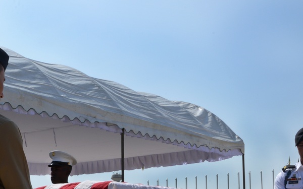 Repatriation ceremony in Laos