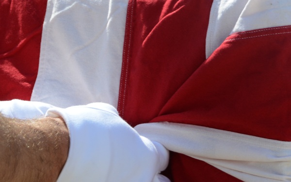 Repatriation ceremony in Laos