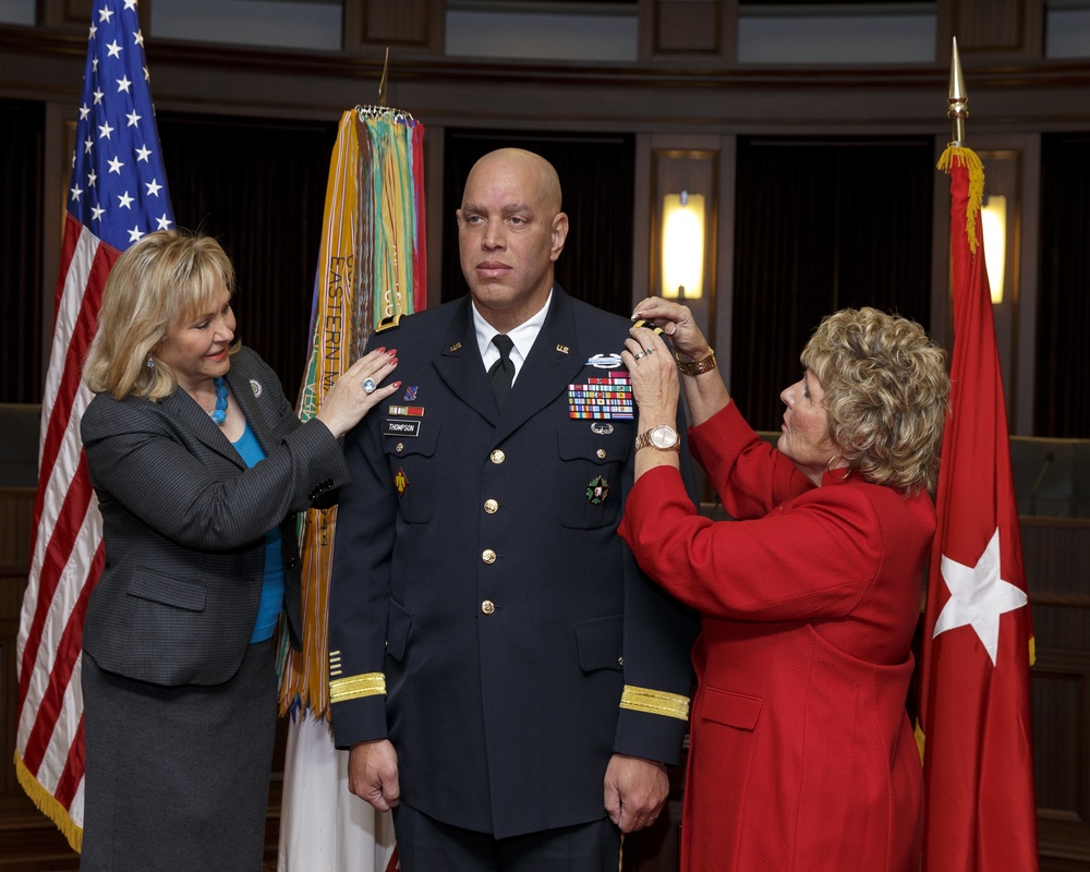 Brig. Gen. Michael C. Thompson promotion ceremony