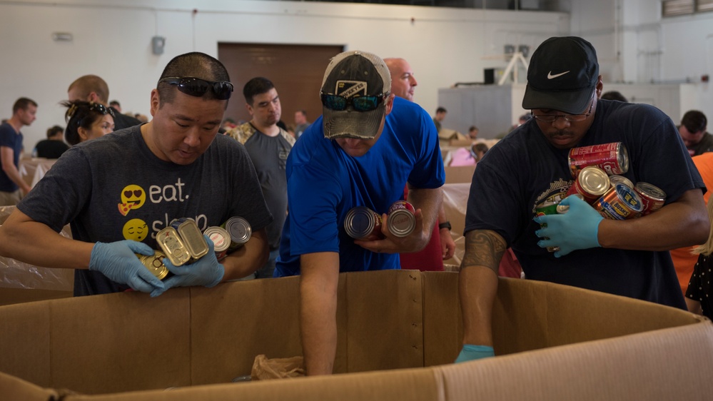 OCD volunteers package bundles